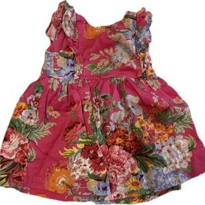 Ralph Lauren Pink Floral Dress